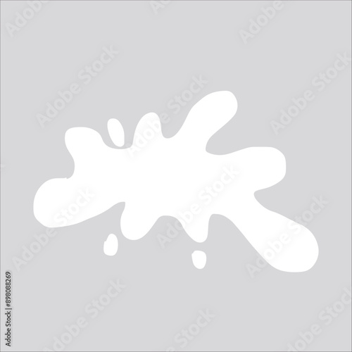 Paint white pigment spray splash stain illustration spots
