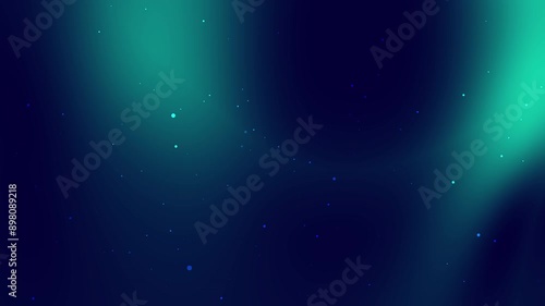 dark blue gradient background with motion wave dark blue fading to a teal blue and particle from bottom to right. 4k footage dark blue for overlay or elegant presentation project