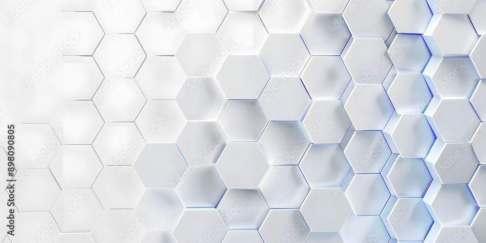 Abstract embossed hexagon, honeycomb white background. light and shadow. Vector. White presentation background Abstract embossed hexagon, honeycomb white background. light and shadow. Vector. White presentation background