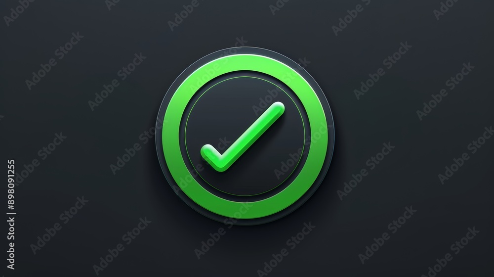 Trusted Quality: Circular Emblem Featuring Green Check Mark Trusted Quality: Circular Emblem Featuring Green Check Mark