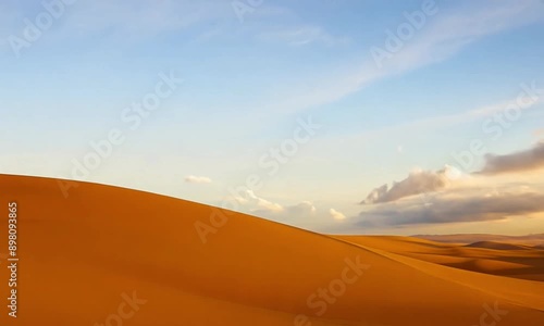 timelapse of clouds forming over a desert.
