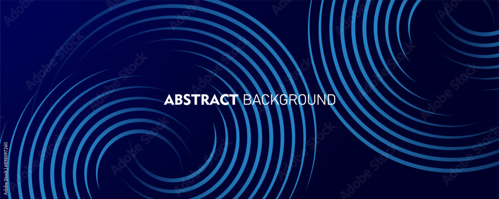 Abstract blue glowing geometric lines on dark blue background. Modern shiny blue circle lines pattern. Futuristic technology concept. Suit for cover, poster, banner, brochure, header, website Abstract blue glowing geometric lines on dark blue background. Modern shiny blue circle lines pattern. Futuristic technology concept. Suit for cover, poster, banner, brochure, header, website
