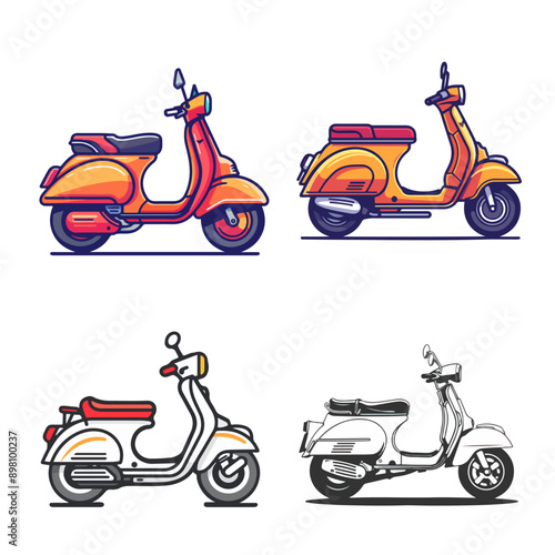 set of scooter