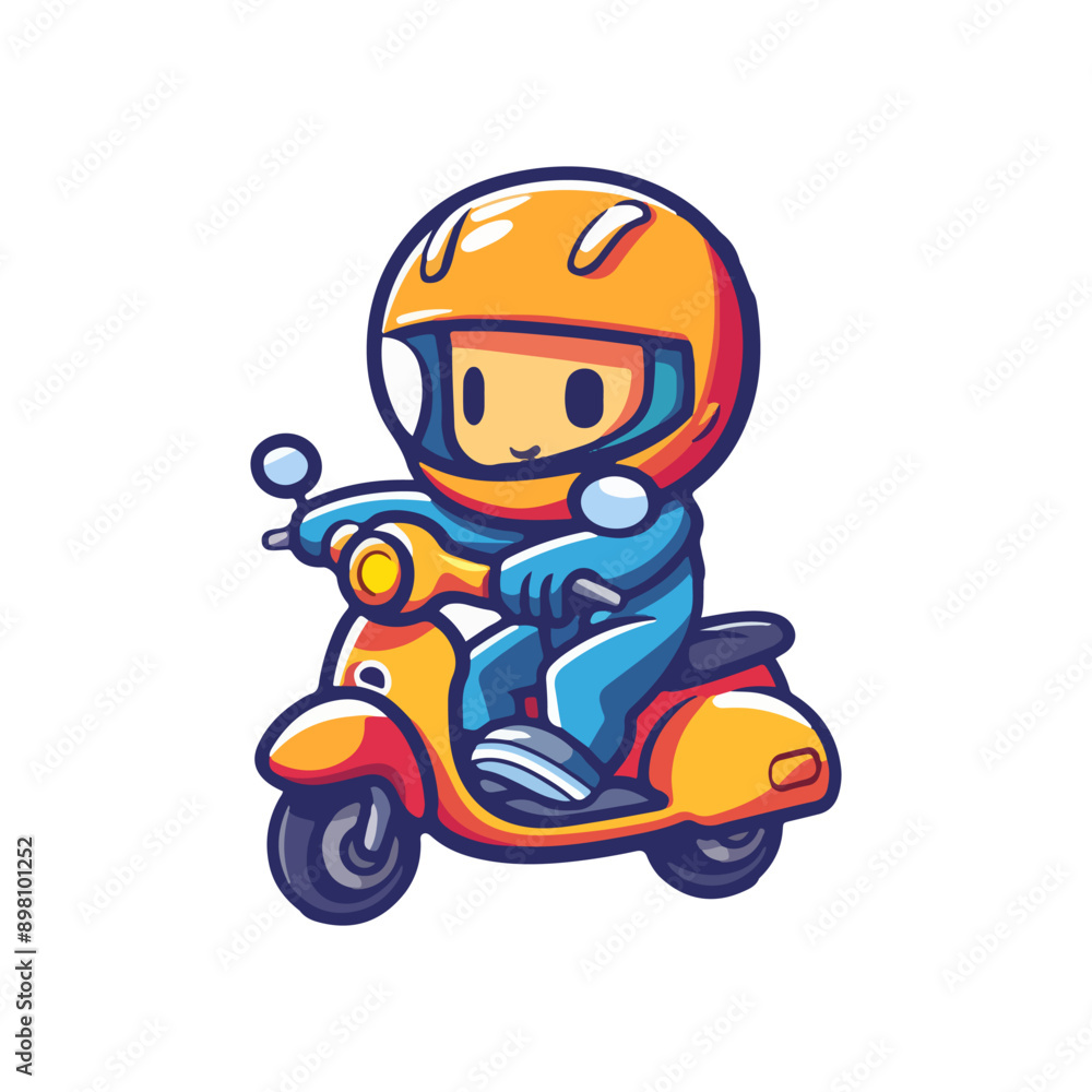 person riding a scooter person riding a scooter