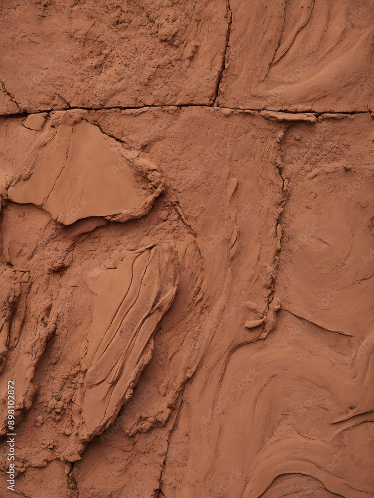 Fototapeta premium Earthy clay texture background with natural hues