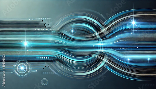 テクノロジーをイメージした背景イラスト31