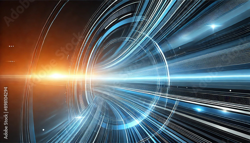 テクノロジーをイメージした背景イラスト25