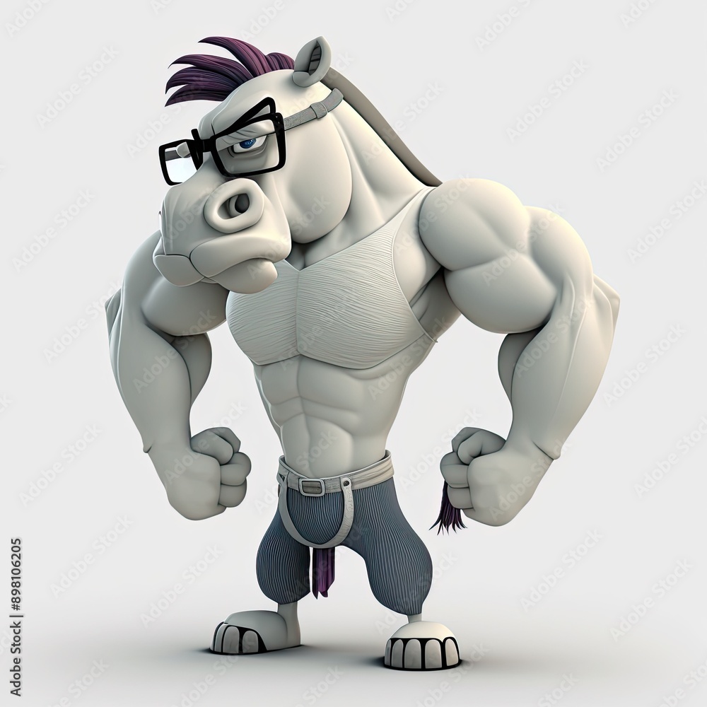Cool 3d cute animal character, military master, practiicng, wearing kimono outfit, fighting pose, white background Cool 3d cute animal character, military master, practiicng, wearing kimono outfit, fighting pose, white background