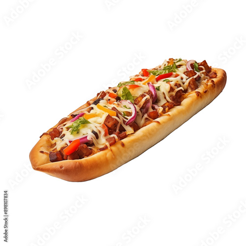 Pide with transparent background high quality image