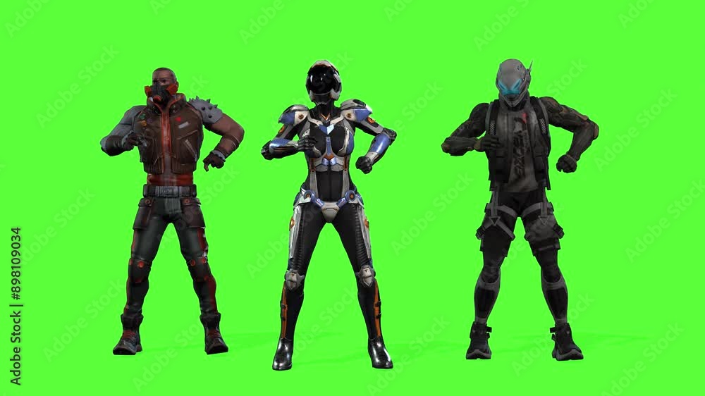 cool sci-fi dancers cool sci-fi dancers