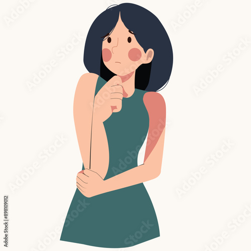 Girl experiencing anxiety