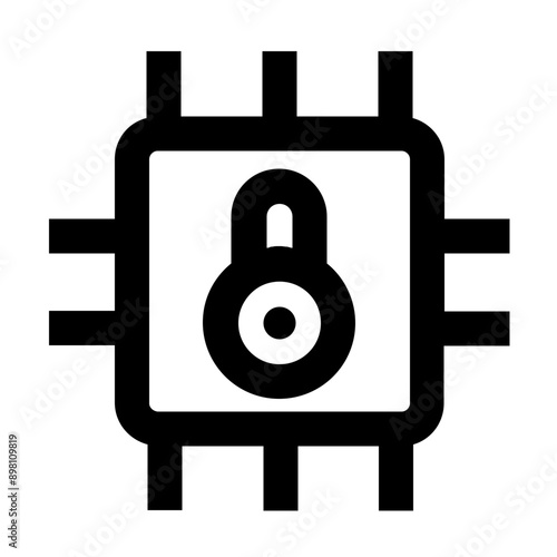 Data Encryption icon Design