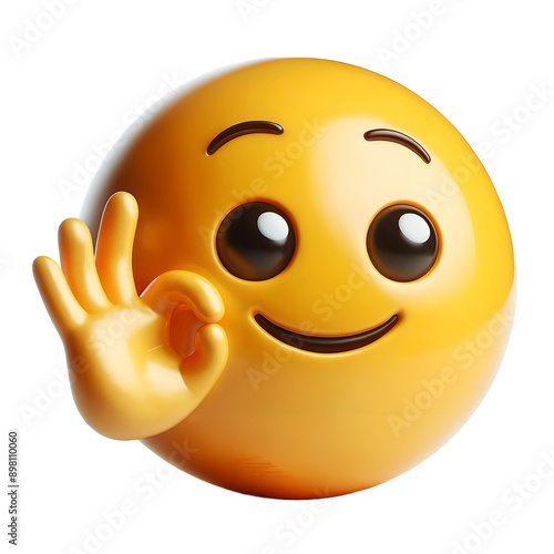 Cute 3d emoji, generative ai