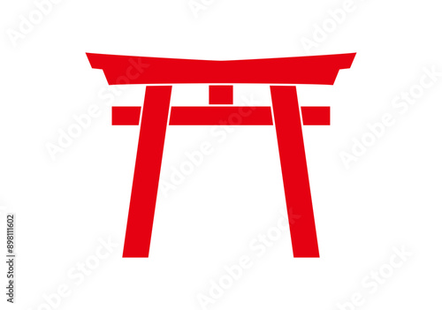 鳥居　赤