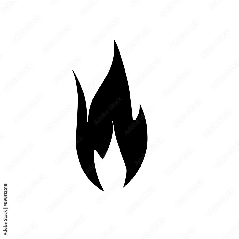 fire silhouette icon fire silhouette icon