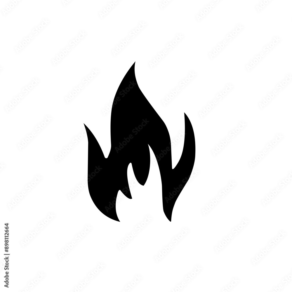 fire silhouette icon fire silhouette icon