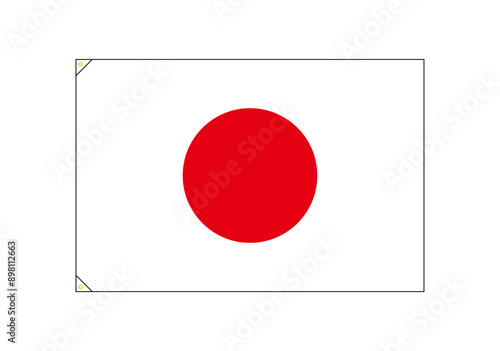 日本国旗　ハトメ付き