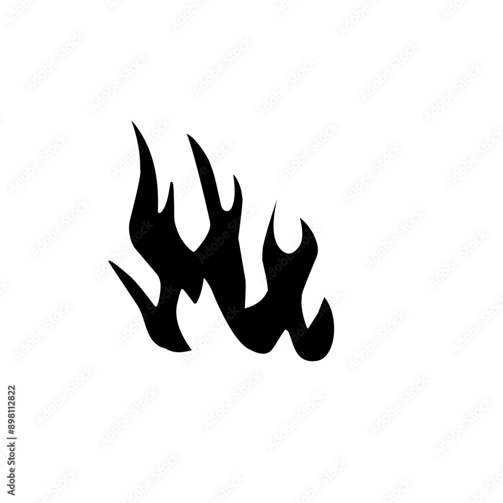 fire silhouette icon fire silhouette icon