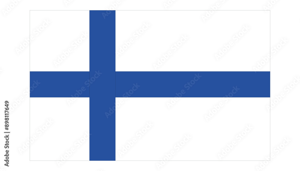 Obraz premium Finland flag.