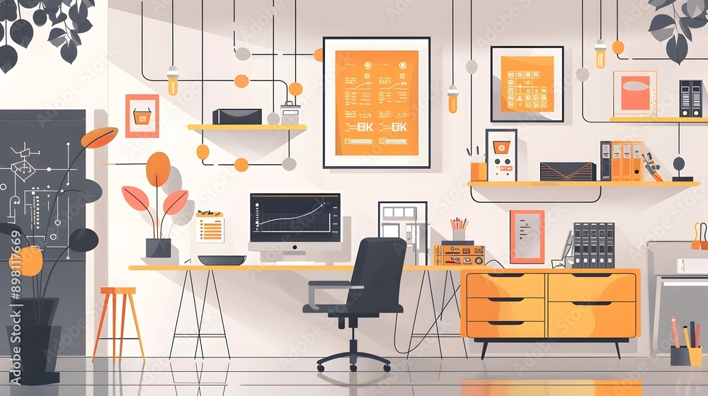 home office connected via digital networks. remote work economy, economy and digital technology, work from home home office connected via digital networks. remote work economy, economy and digital technology, work from home