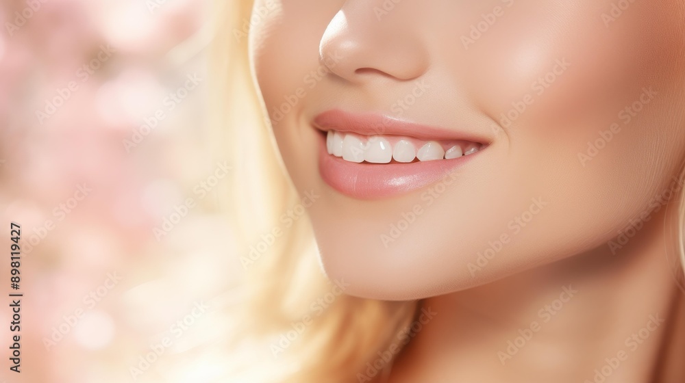 Gorgeous woman with metal braces shows off healthy smile post orthodontic treatment. Gorgeous woman with metal braces shows off healthy smile post orthodontic treatment.