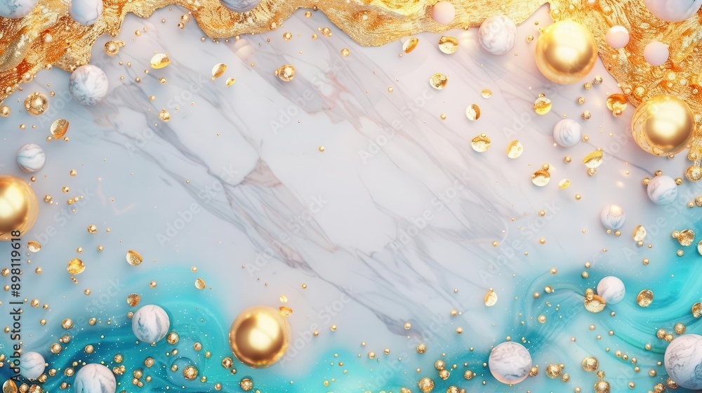 Abstract art featuring a luxurious blend of gold accents and marble textures, creating a sophisticated and opulent visual effect. Abstract art featuring a luxurious blend of gold accents and marble textures, creating a sophisticated and opulent visual effect.