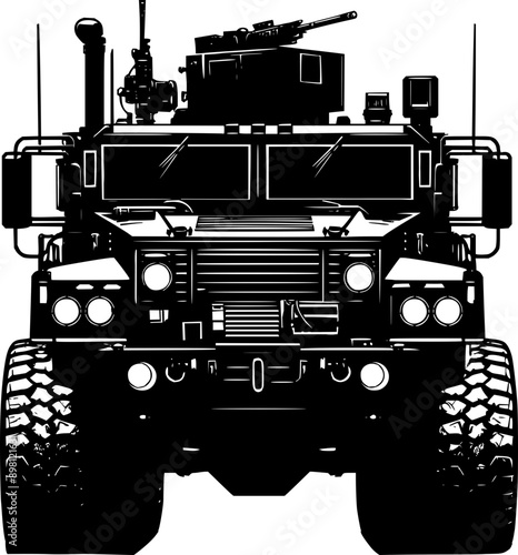 MIlitary Armored truck , High Mobility Multipurpose Wheeled Vehicle