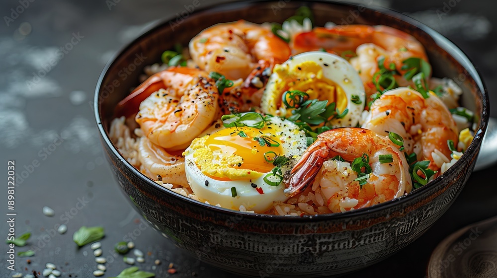 Shrimp and Egg Rice Bowl Shrimp and Egg Rice Bowl
