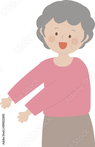 할머니 미소