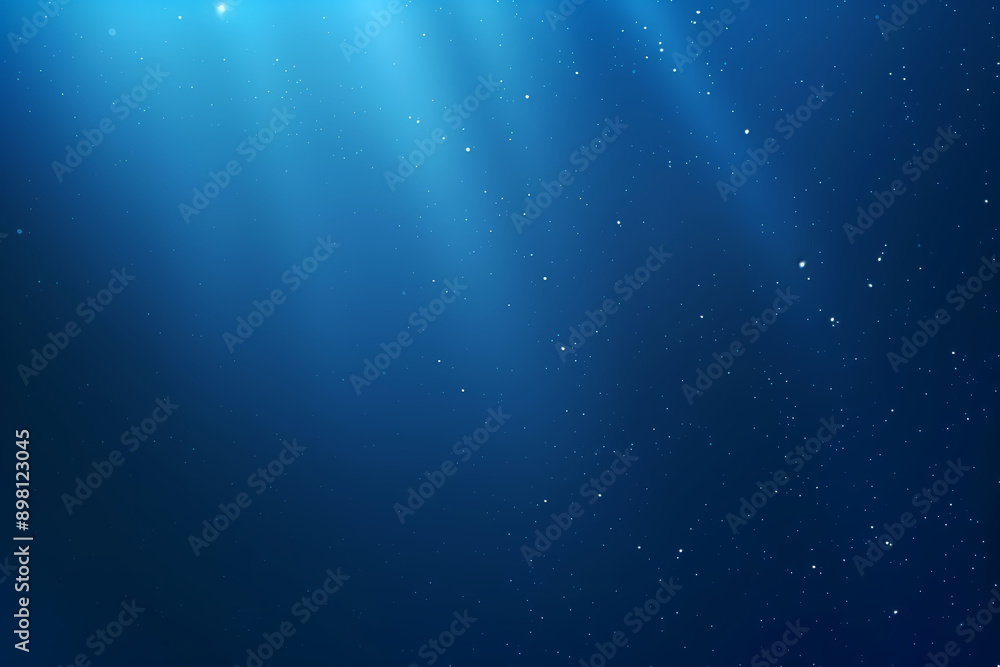 Obraz premium Wavy Abstract blue background with particles