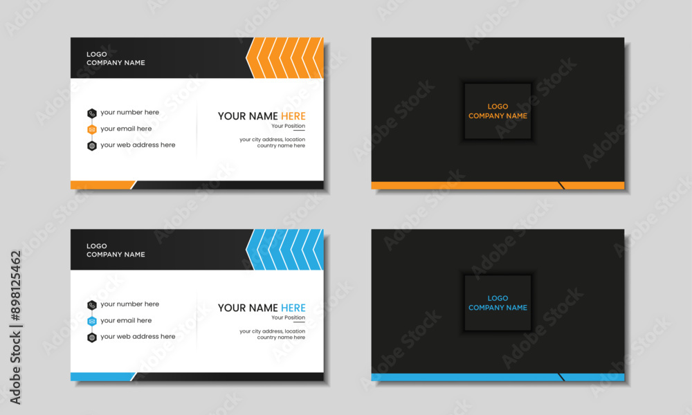 Creative modern business card design template, visiting card layout. Creative modern business card design template, visiting card layout.