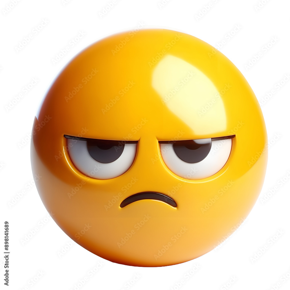 Fototapeta premium cute 3d emoji, generative ai 