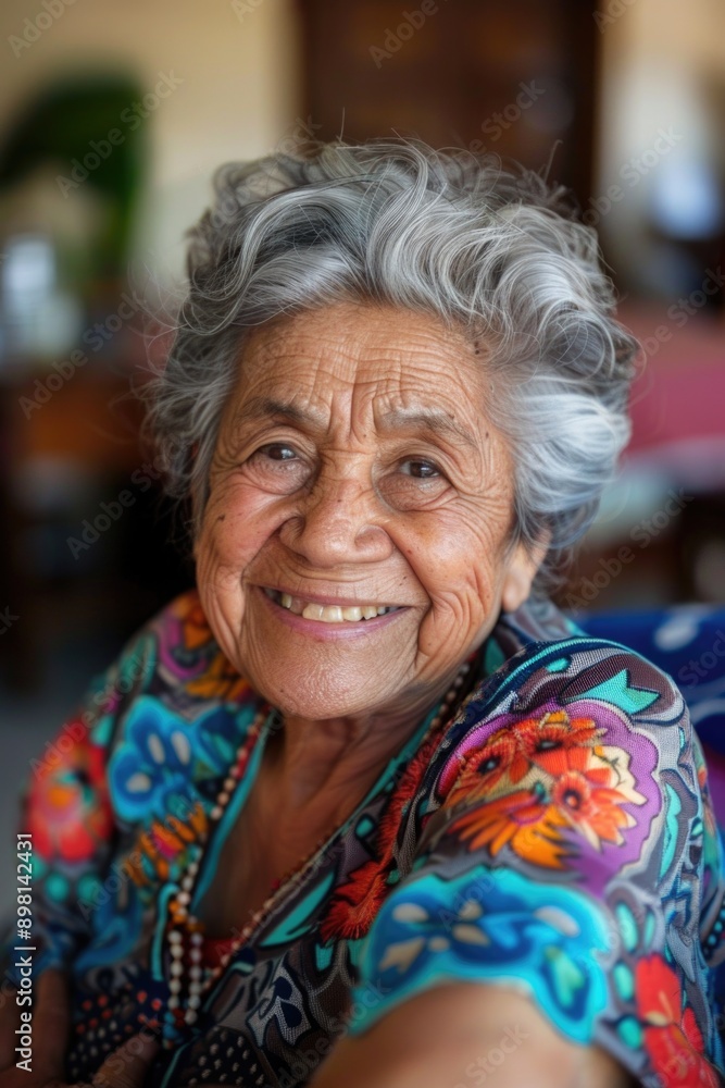 Senior Woman Smiling Senior Woman Smiling