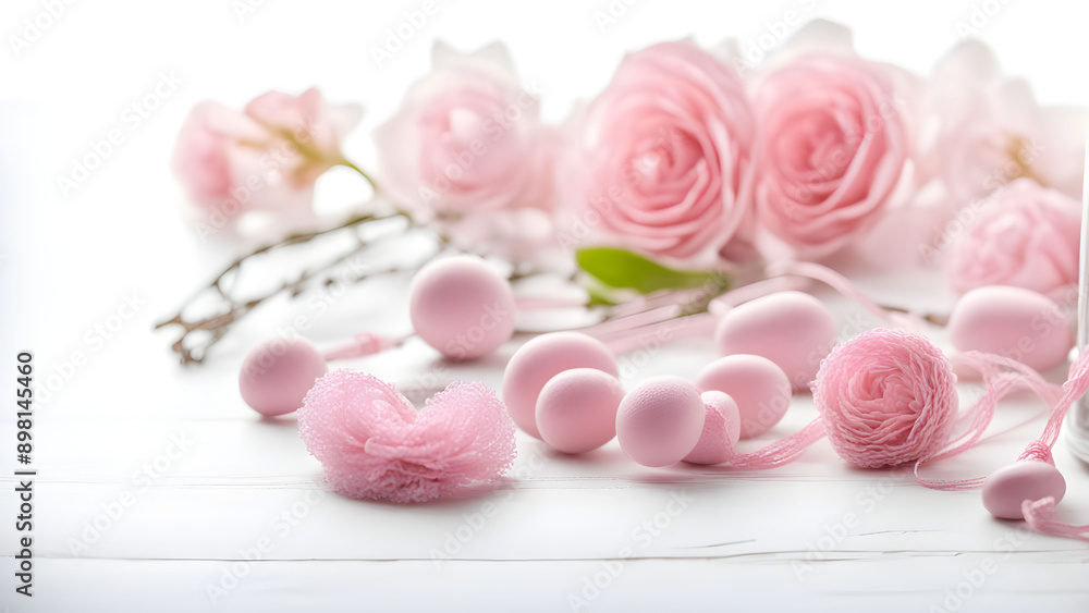 pink roses on table pink roses on table