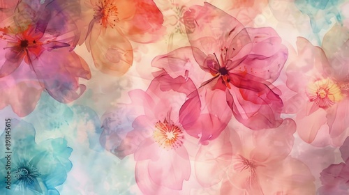 Bunch of flowers close-up
