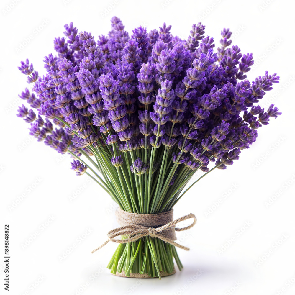Naklejka premium Bouquet of Lavender Flowers