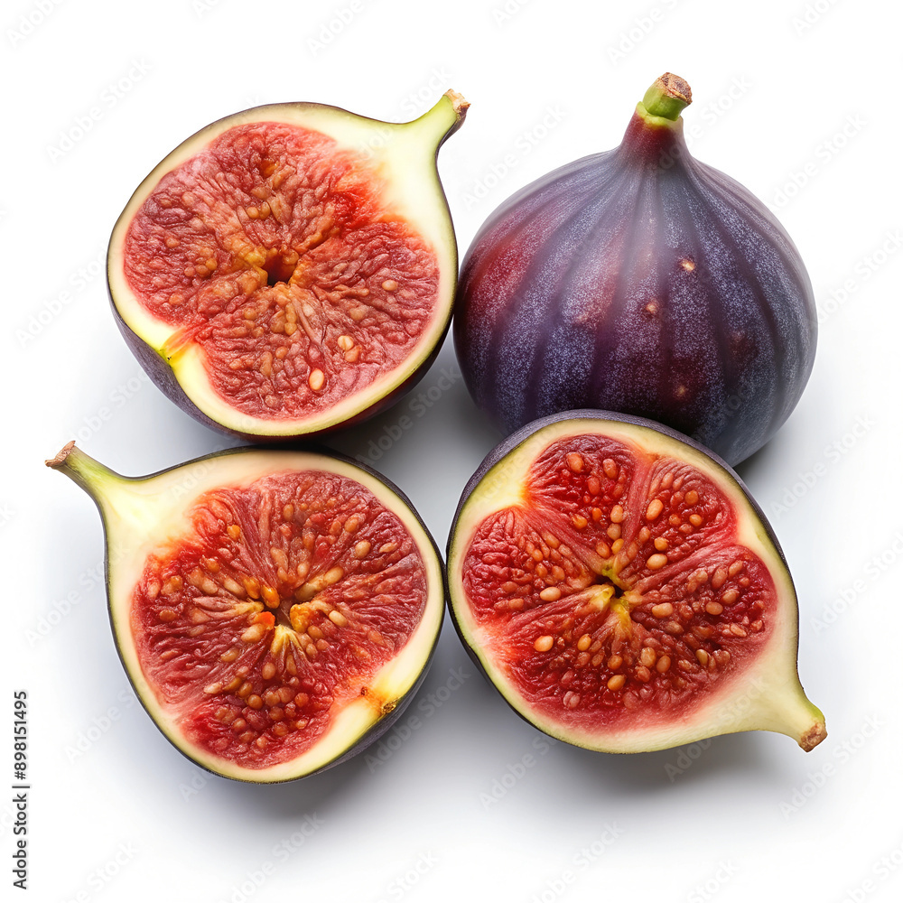 Fresh figs isolated on white background Fresh figs isolated on white background