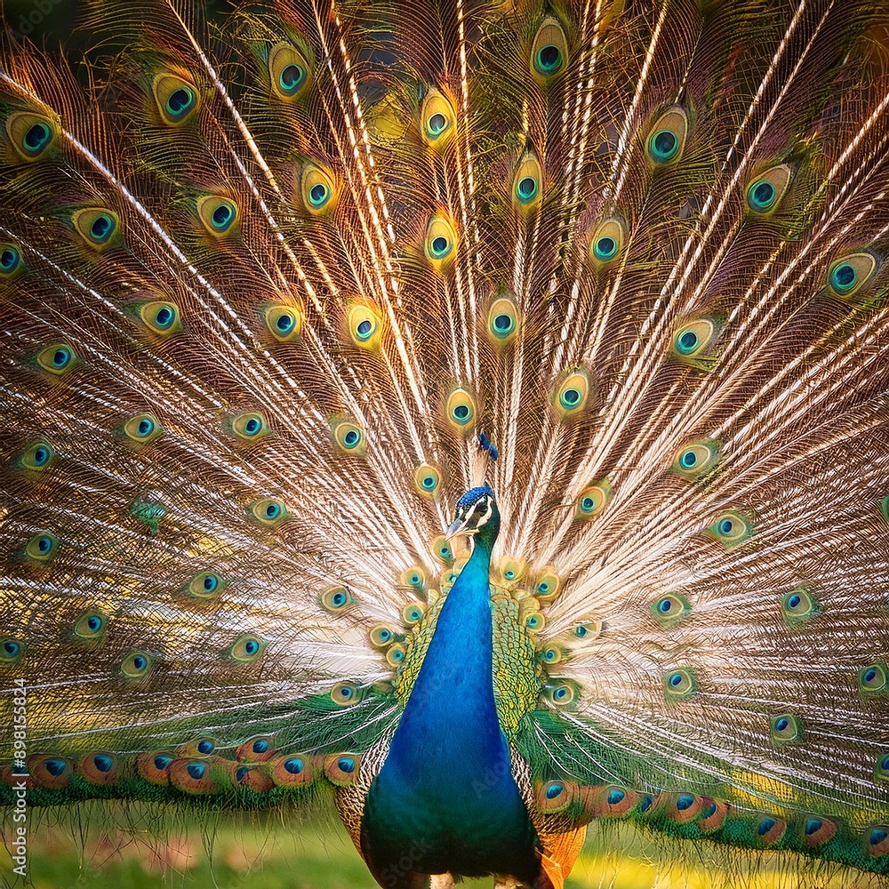 Obraz premium peacock bird animal, AI generated