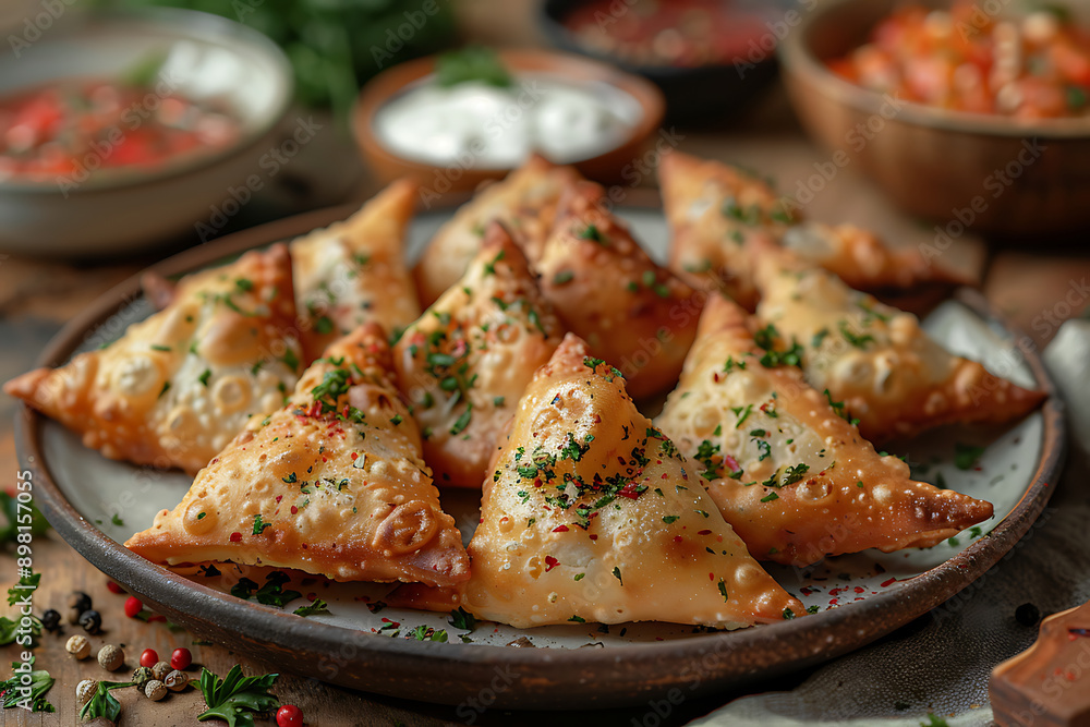 Mini chicken pies with creamy garlic sauce Mini chicken pies with creamy garlic sauce