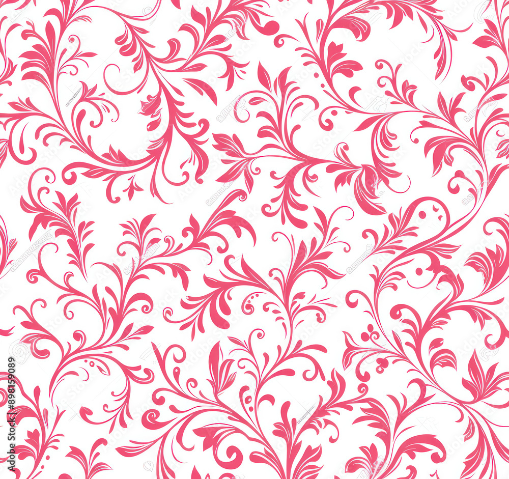 Fototapeta premium A seamless pattern of abstract on a white background