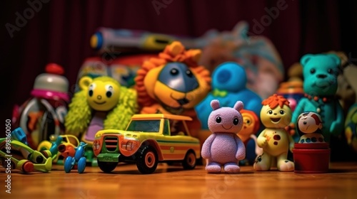 Colorful Toy Collection photo