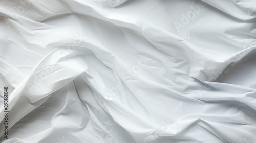 The texture of white paper is crumpled.