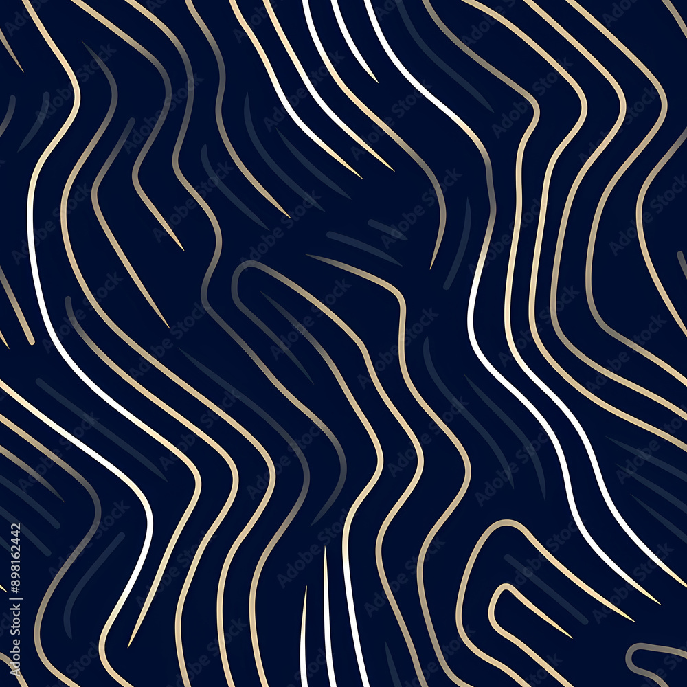 Flat style minimalist seamless pattern with fluid curved light gradient lines. Simple organic wavy white line Pacific Ocean, River Seine. For graphic design, printing, postcard, wrapping paper. Flat style minimalist seamless pattern with fluid curved light gradient lines. Simple organic wavy white line Pacific Ocean, River Seine. For graphic design, printing, postcard, wrapping paper.