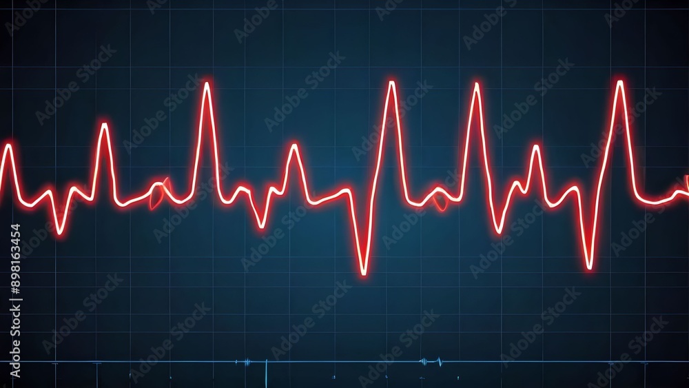 Human heart organ heartbeat illustration background. Pulse line, medical health care on ECG cardiogram, rhythm and frequency rate wave, disease diagnosis Human heart organ heartbeat illustration background. Pulse line, medical health care on ECG cardiogram, rhythm and frequency rate wave, disease diagnosis