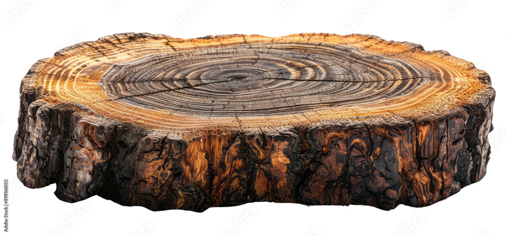Isolated log on transparent background, showcasing natural beauty and texture, unique patterns and shades, highlighting every detail with precision. Isolated log on transparent background, showcasing natural beauty and texture, unique patterns and shades, highlighting every detail with precision.