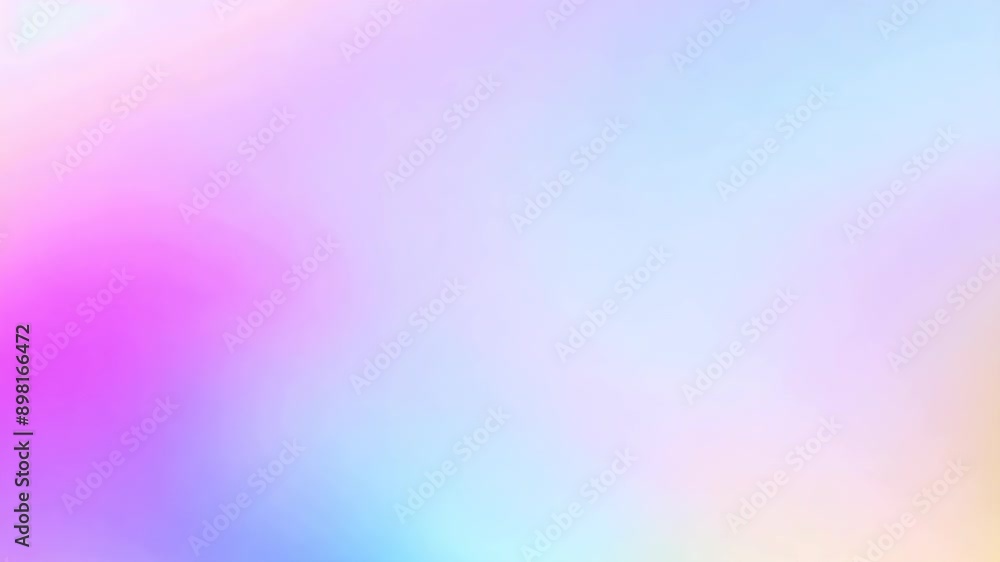 Iridescent Hologram with Soft Rainbow Colors and Gradient Effect Iridescent Hologram with Soft Rainbow Colors and Gradient Effect