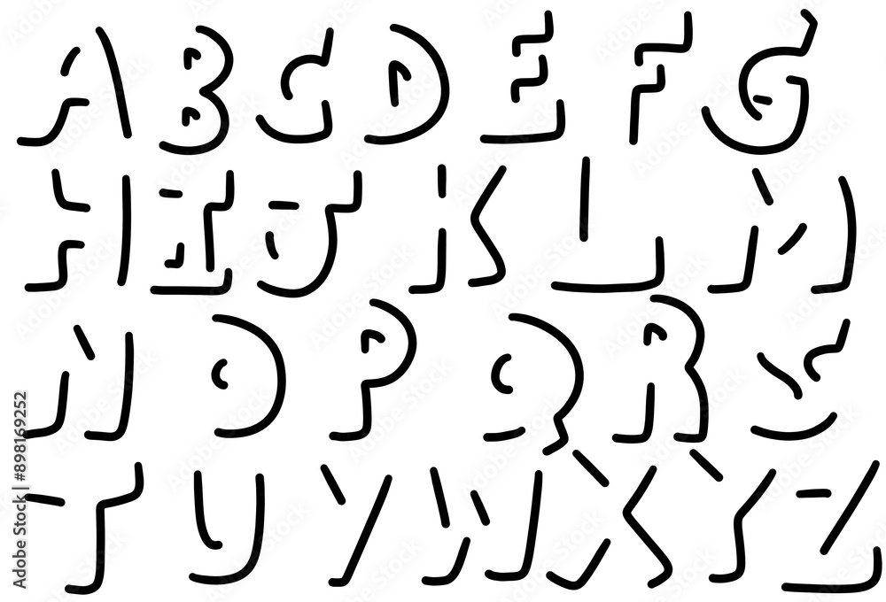 English handwriting, light and shadow English handwriting, light and shadow