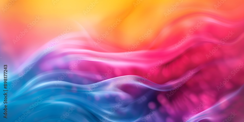 Obraz premium Concentrated or Blurred Conceptual Background with Vibrant Online Gradient. Concept Concentrated Background, Blurred Background, Vibrant Colors, Gradient Effect, Conceptual Design