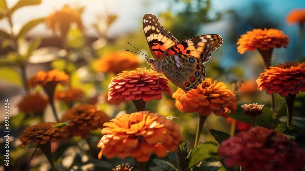 Obraz premium Butterfly on Flower