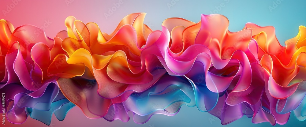 Iridescent Background, Holographic Abstract With Soft Pastel Colors, Creating A Dreamy And Modern Visual Iridescent Background, Holographic Abstract With Soft Pastel Colors, Creating A Dreamy And Modern Visual